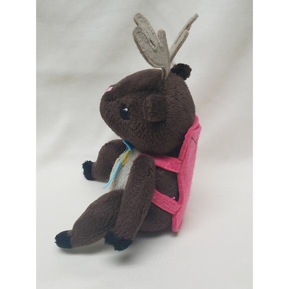 Old Navy Reindeer Plush GC Holder Stuffed Animal - Picture 4 of 10